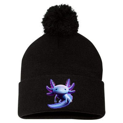 Axolotl Anime Cute Axolotl Pom Pom 12in Knit Beanie