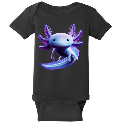 Axolotl Anime Cute Axolotl Baby Bodysuit