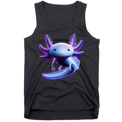 Axolotl Anime Cute Axolotl Tank Top