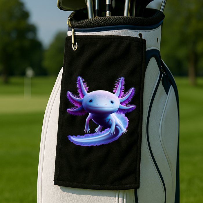 Axolotl Anime Cute Axolotl Golf Towel