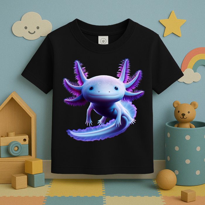 Axolotl Anime Cute Axolotl Toddler T-Shirt