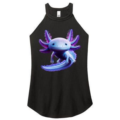 Axolotl Anime Cute Axolotl Women's Perfect Tri Rocker Tank
