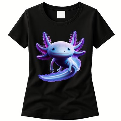 Axolotl Anime Cute Axolotl Womens T-Shirt