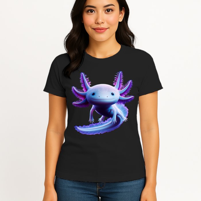 Axolotl Anime Cute Axolotl Womens T-Shirt