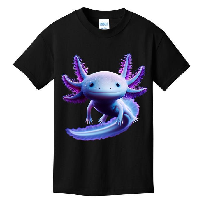 Axolotl Anime Cute Axolotl Kids T-Shirt