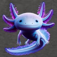 Axolotl Anime Cute Axolotl Vector Backpack