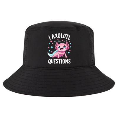 Axolotl Anime Cute Kawaii I Axolotl Questions Cool Comfort Performance Bucket Hat
