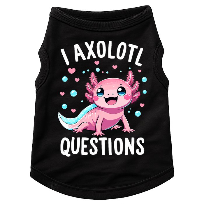 Axolotl Anime Cute Kawaii I Axolotl Questions Doggie Tank