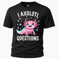 Axolotl Anime Cute Kawaii I Axolotl Questions Cooling Performance Crew T-Shirt