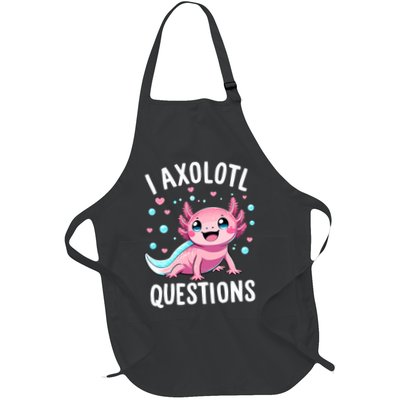 Axolotl Anime Cute Kawaii I Axolotl Questions Apron