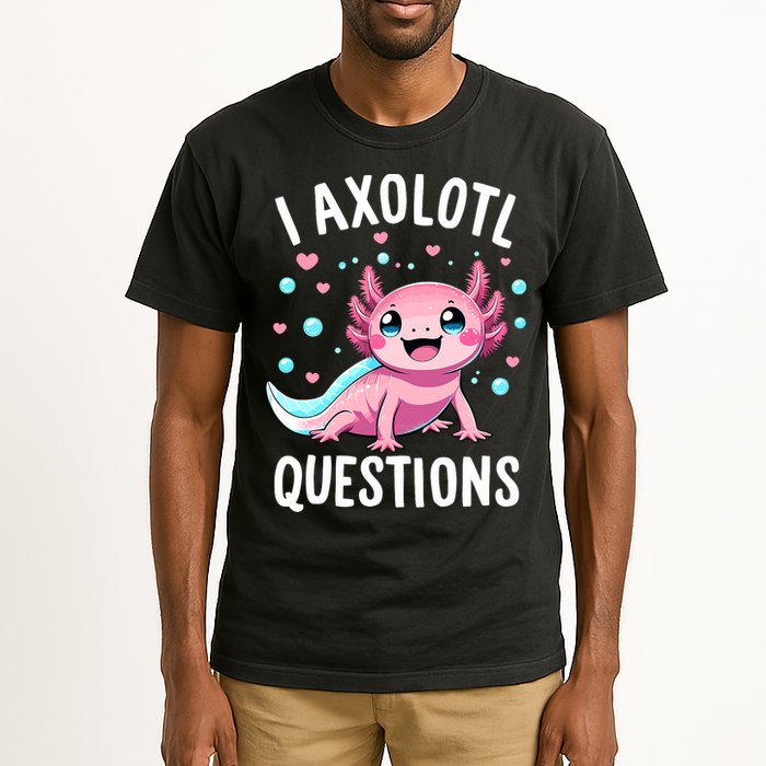 Axolotl Anime Cute Kawaii I Axolotl Questions Tall T-Shirt