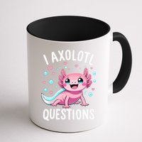 Axolotl Anime Cute Kawaii I Axolotl Questions Mug