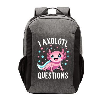 Axolotl Anime Cute Kawaii I Axolotl Questions Vector Backpack