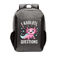 Axolotl Anime Cute Kawaii I Axolotl Questions Vector Backpack