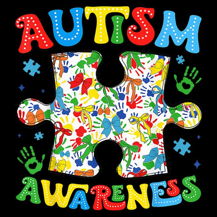 Autism Awareness Coquette Bow Autism Awareness Puzzle Piece Impact Tech Backpack