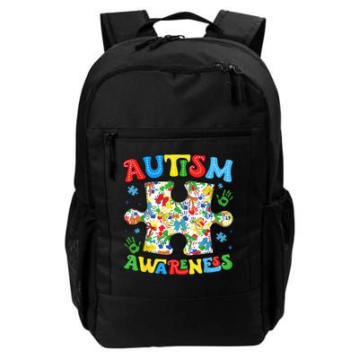 Autism Awareness Coquette Bow Autism Awareness Puzzle Piece Backpack