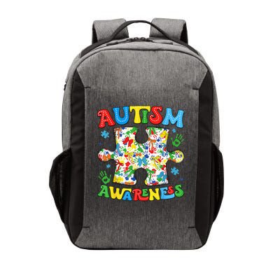 Autism Awareness Coquette Bow Autism Awareness Puzzle Piece Vector Backpack