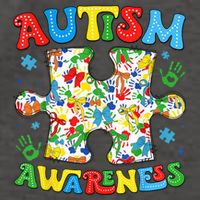 Autism Awareness Coquette Bow Autism Awareness Puzzle Piece Vector Backpack