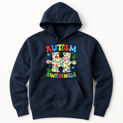 Autism Awareness Coquette Bow Autism Awareness Puzzle Piece Hoodie