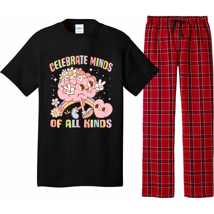 Autism Awareness Celebrate Minds Of All Kinds Neurodiversity Pajama Set