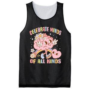 Autism Awareness Celebrate Minds Of All Kinds Neurodiversity Mesh Reversible Basketball Jersey Tank