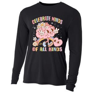 Autism Awareness Celebrate Minds Of All Kinds Neurodiversity Cooling Performance Long Sleeve Crew