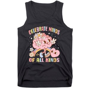 Autism Awareness Celebrate Minds Of All Kinds Neurodiversity Tank Top