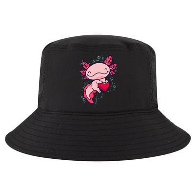 Axolotl Axolotl Cute Heart Cool Comfort Performance Bucket Hat