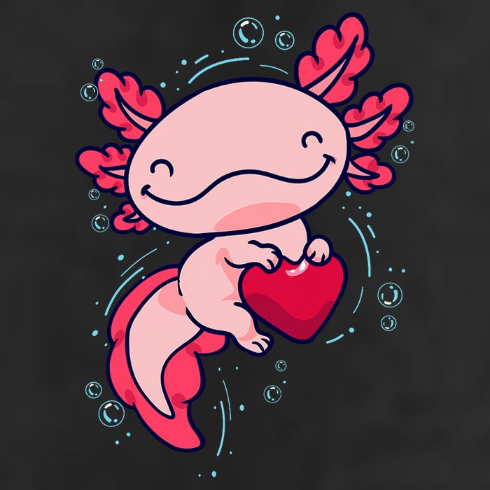Axolotl Axolotl Cute Heart Cool Comfort Performance Bucket Hat