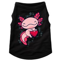 Axolotl Axolotl Cute Heart Doggie Tank