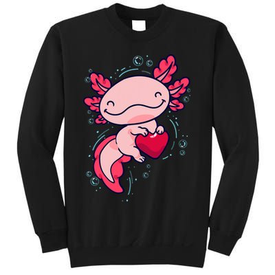 Axolotl Axolotl Cute Heart Sweatshirt