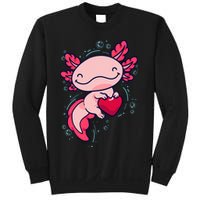 Axolotl Axolotl Cute Heart Sweatshirt