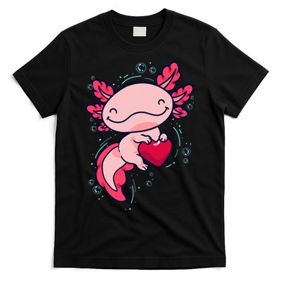 Axolotl Axolotl Cute Heart T-Shirt