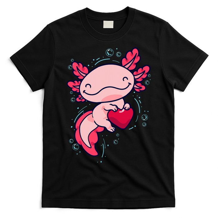 Axolotl Axolotl Cute Heart T-Shirt
