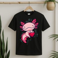 Axolotl Axolotl Cute Heart T-Shirt
