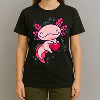 Axolotl Axolotl Cute Heart T-Shirt