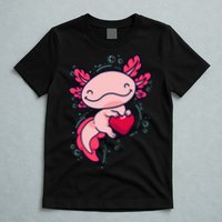 Axolotl Axolotl Cute Heart T-Shirt