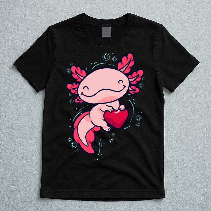 Axolotl Axolotl Cute Heart T-Shirt