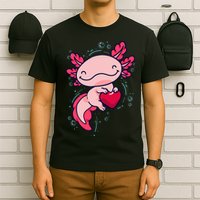 Axolotl Axolotl Cute Heart T-Shirt