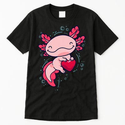 Axolotl Axolotl Cute Heart Tall T-Shirt