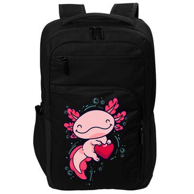 Axolotl Axolotl Cute Heart Impact Tech Backpack