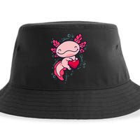 Axolotl Axolotl Cute Heart Sustainable Bucket Hat