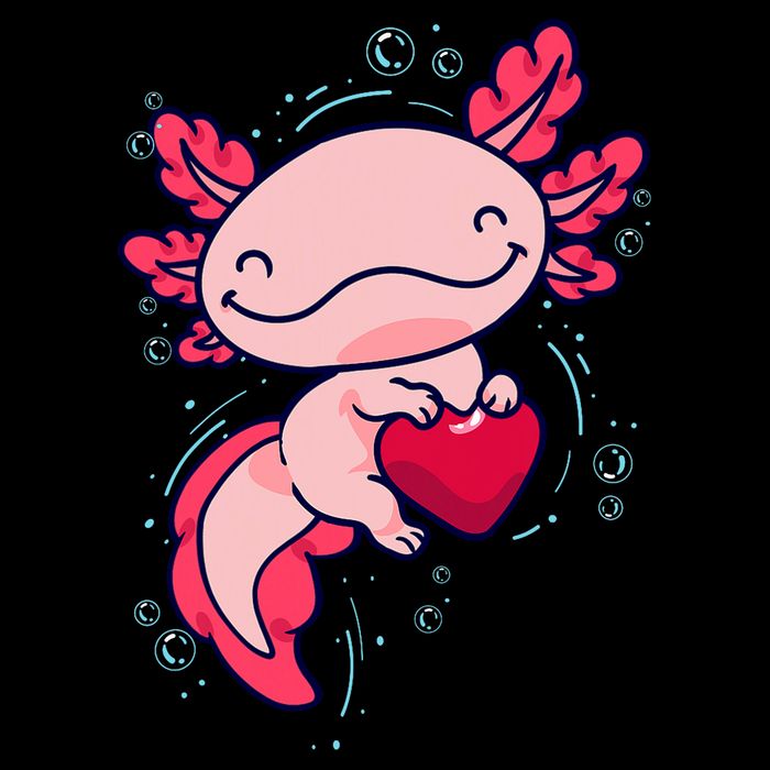 Axolotl Axolotl Cute Heart Bucket Hat