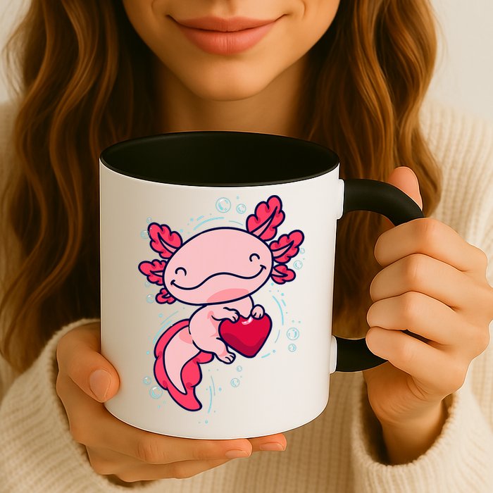 Axolotl Axolotl Cute Heart Mug