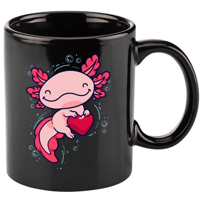 Axolotl Axolotl Cute Heart 11oz C Handle Ceramic Mug