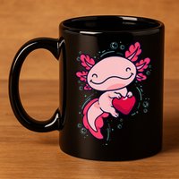 Axolotl Axolotl Cute Heart 11oz C Handle Ceramic Mug