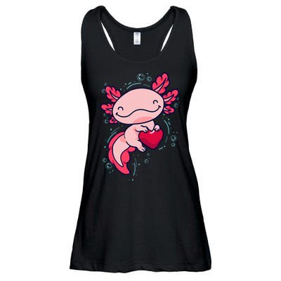 Axolotl Axolotl Cute Heart Ladies Essential Flowy Tank