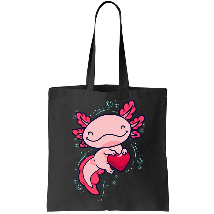 Axolotl Axolotl Cute Heart Bag
