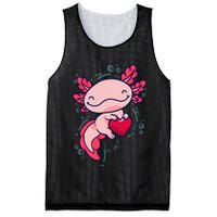 Axolotl Axolotl Cute Heart Mesh Reversible Basketball Jersey Tank
