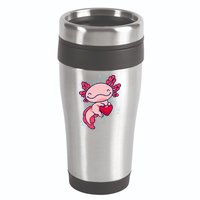 Axolotl Axolotl Cute Heart 16oz Travel Tumbler